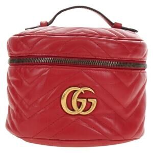 Gucci Guccissima Shoulder Bag Red